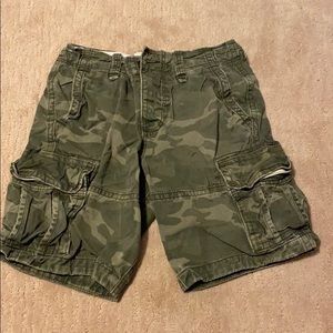 Camo Abercrombie & Fitch Shorts
